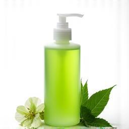 Image of product: Bottle of face wash with neem and tulsi leaves